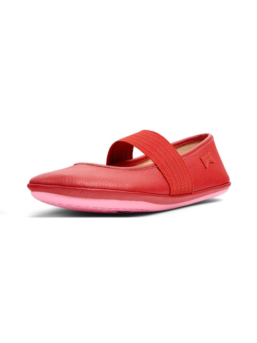 Camper Kids Ballerinas Mädchen Leder rot, 26