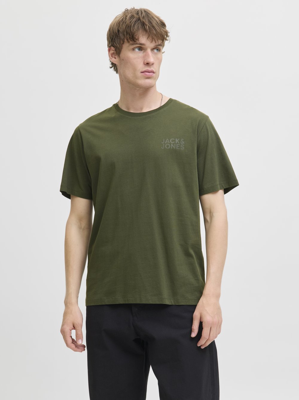 Jack & Jones T-Shirt Herren Baumwolle grün, M