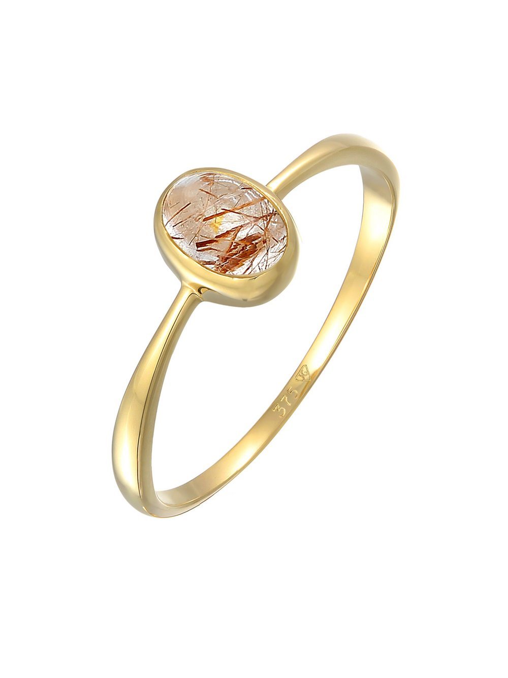 Elli PREMIUM Ring Damen Gelbgold gold, 54