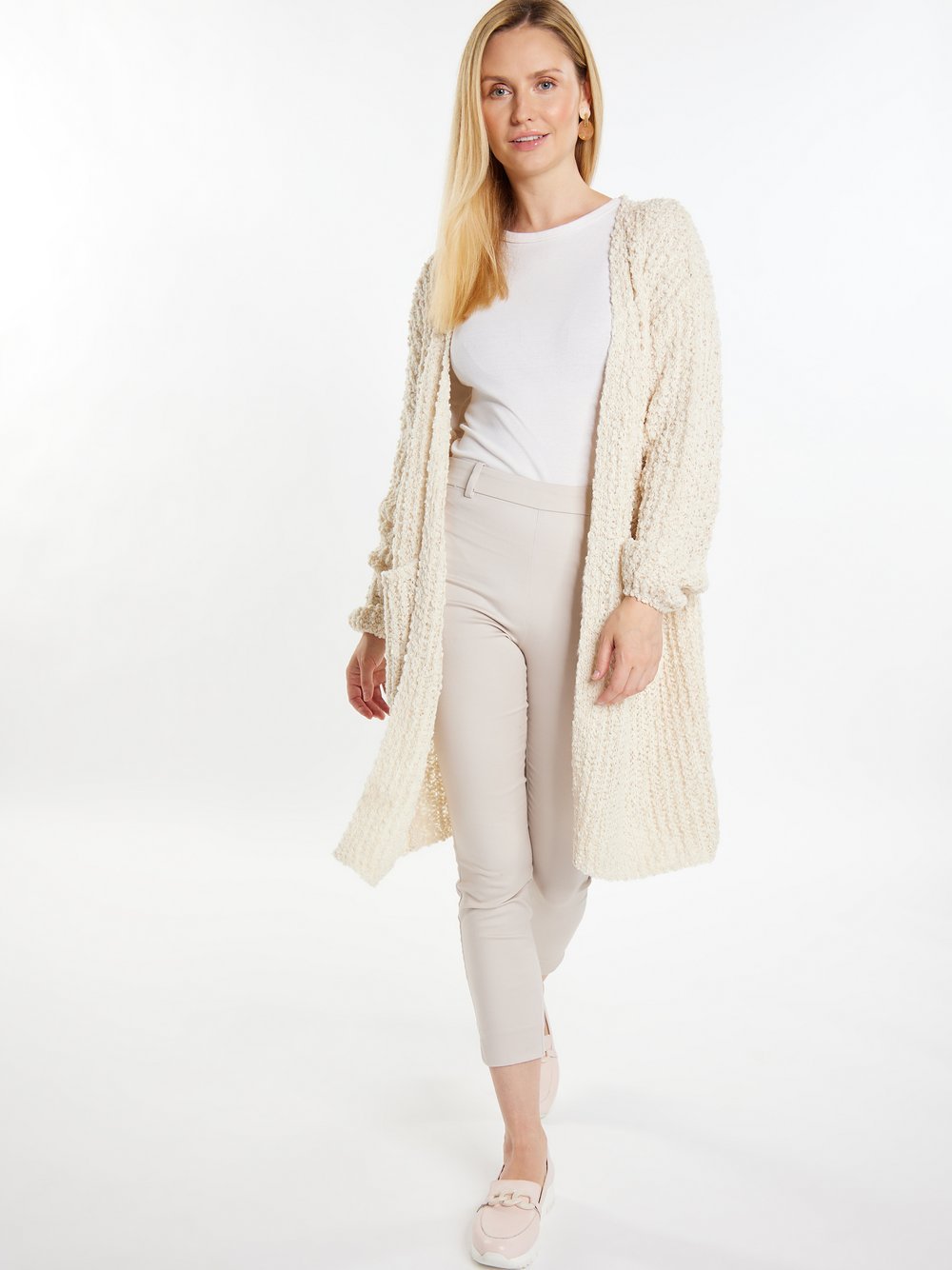 Usha Strickcardigan Damen beige, M/L