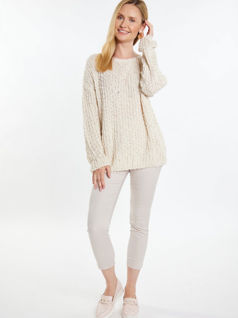 Usha Strickpullover Damen beige, XS/S