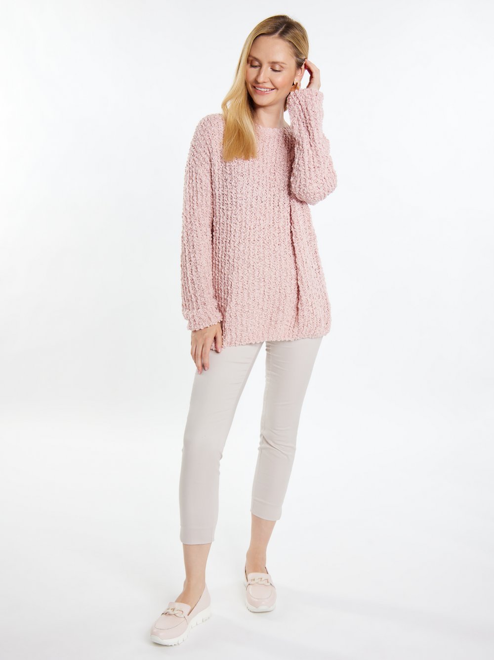 Usha Strickpullover Damen rosa, XS/S