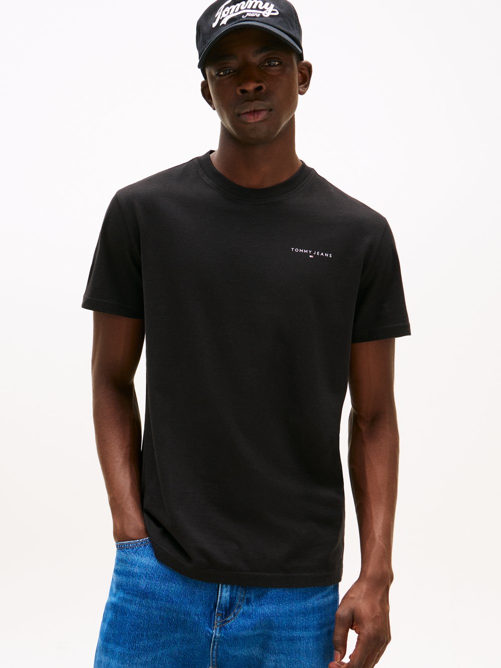 Thumbnail - Tommy Jeans T-Shirt Herren Baumwolle schwarz, XL