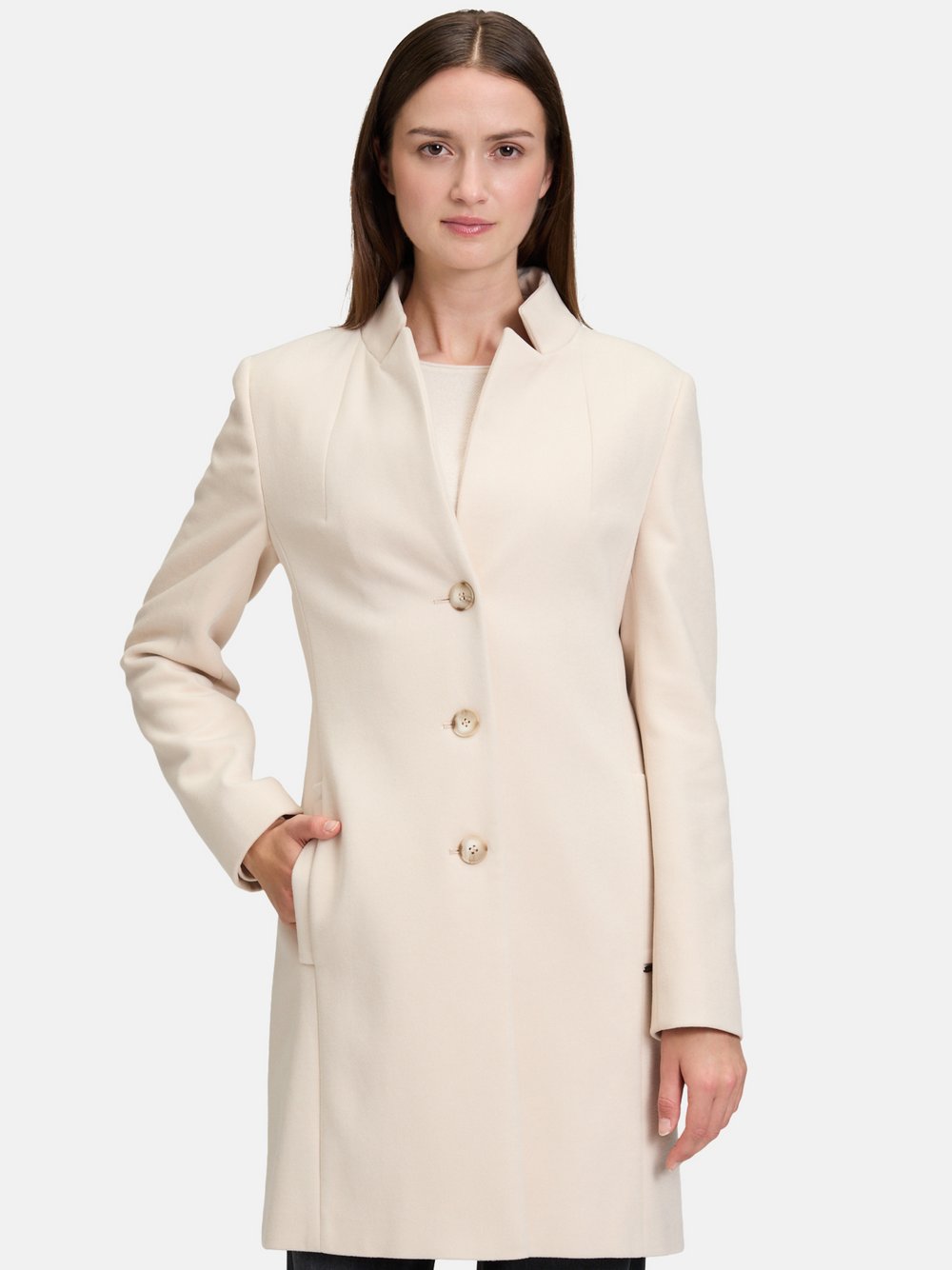 Betty & Co Blazermantel Damen beige, 42