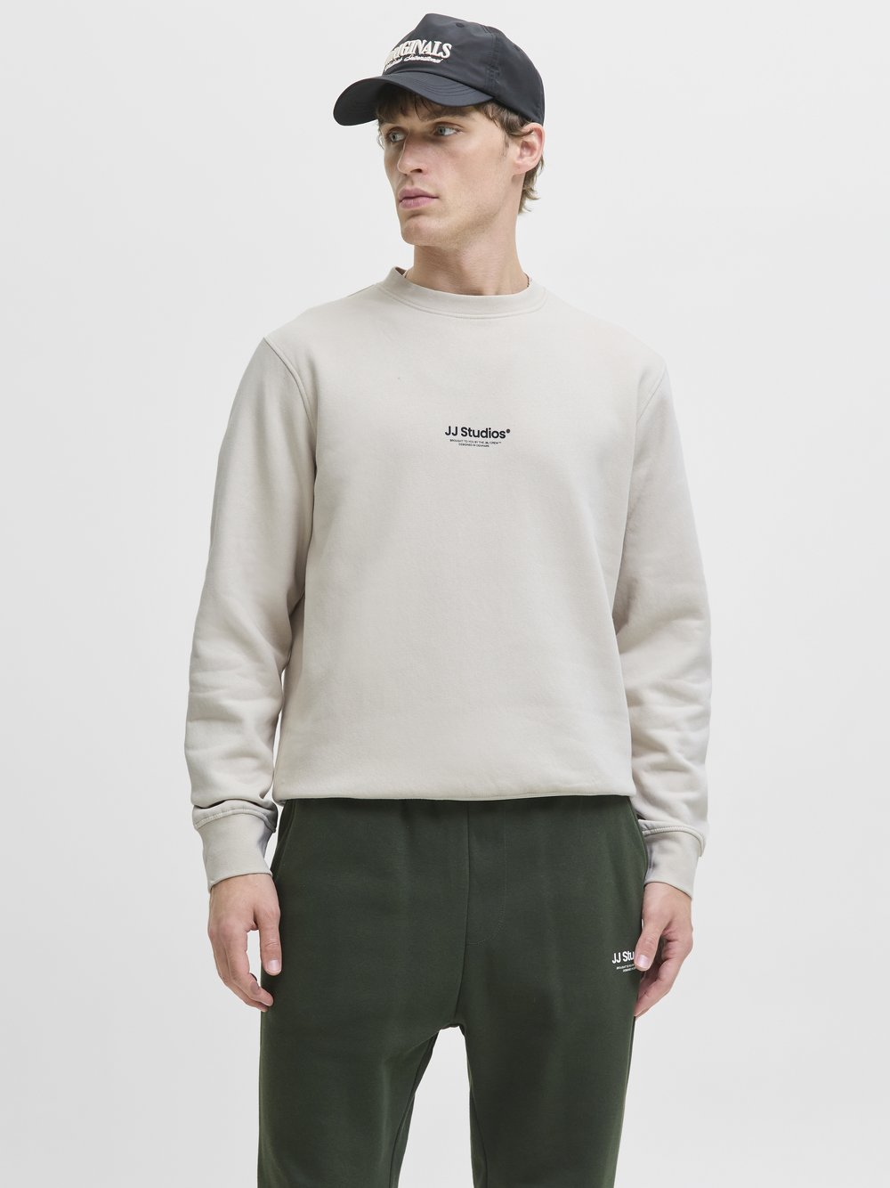 Thumbnail - Jack & Jones Sweatshirt Herren beige, XXL