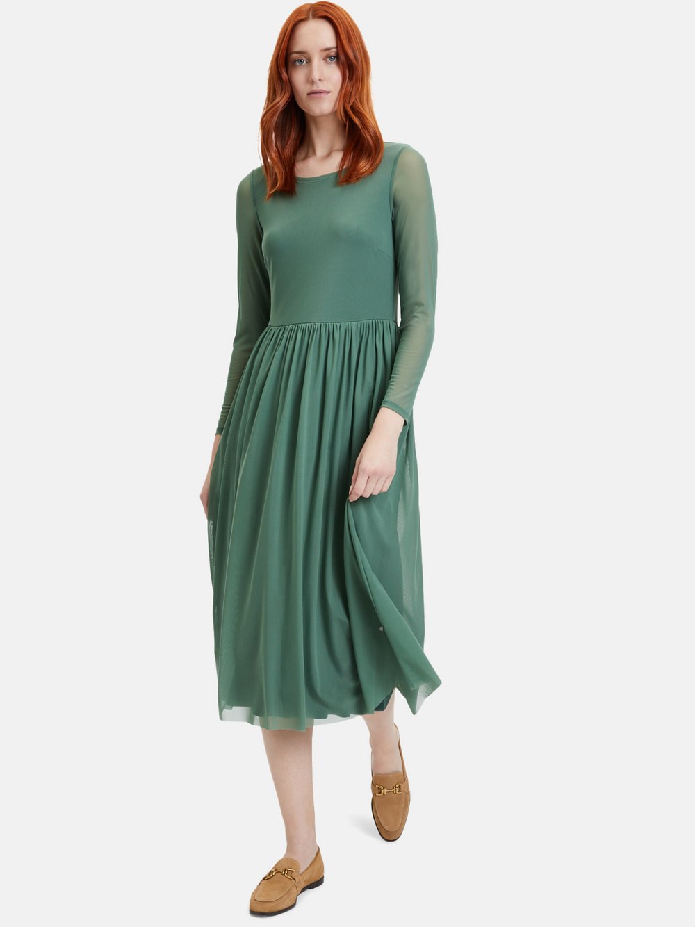 Vera Mont Midikleid Damen Polyamid grün, 42