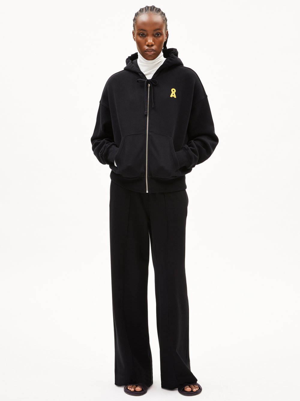 Thumbnail - ARMEDANGELS Kapuzenjacke Damen Baumwolle schwarz, XL