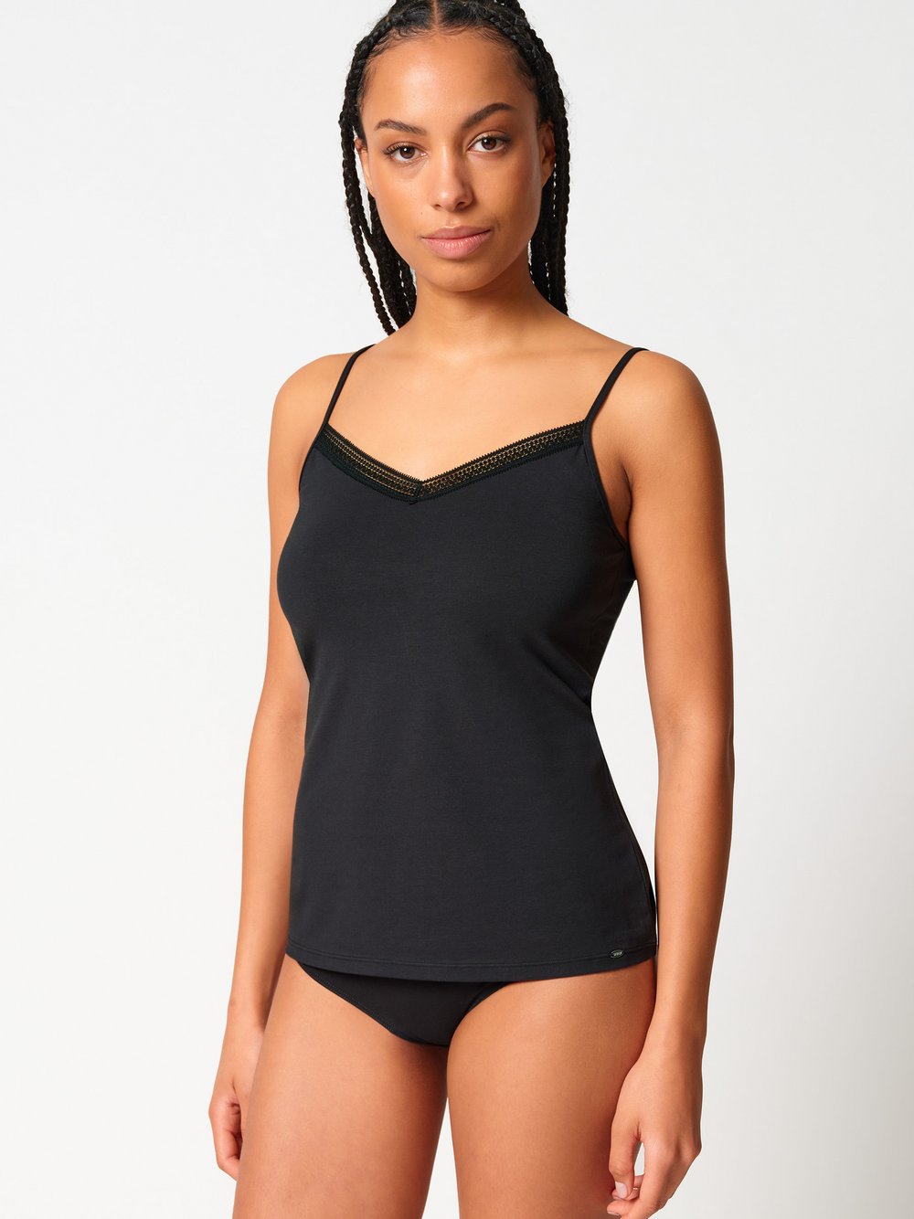 SKINY Unterhemd Damen Modal schwarz, 40