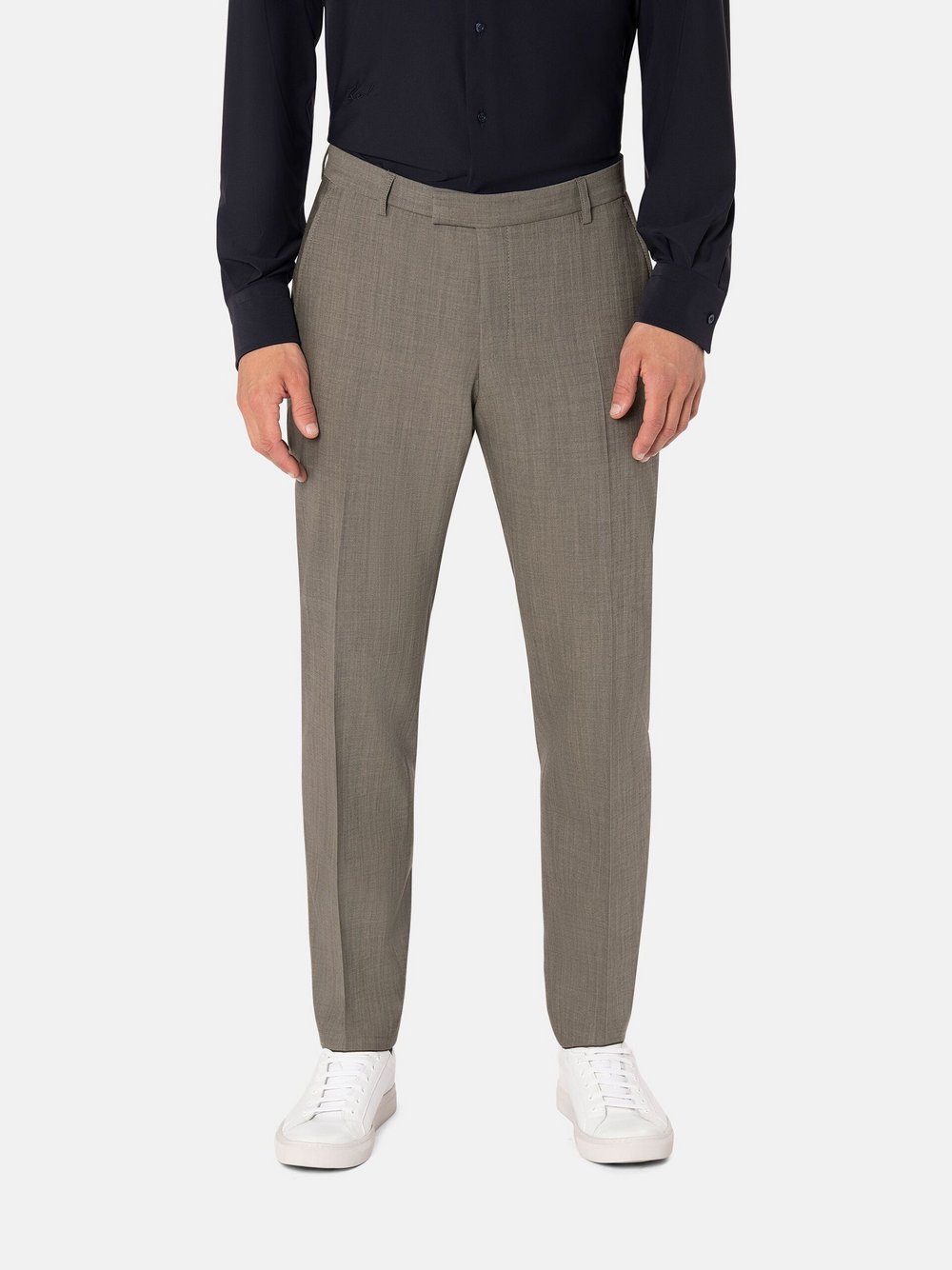 Thumbnail - Benvenuto Anzughose Herren Wolle beige, 50