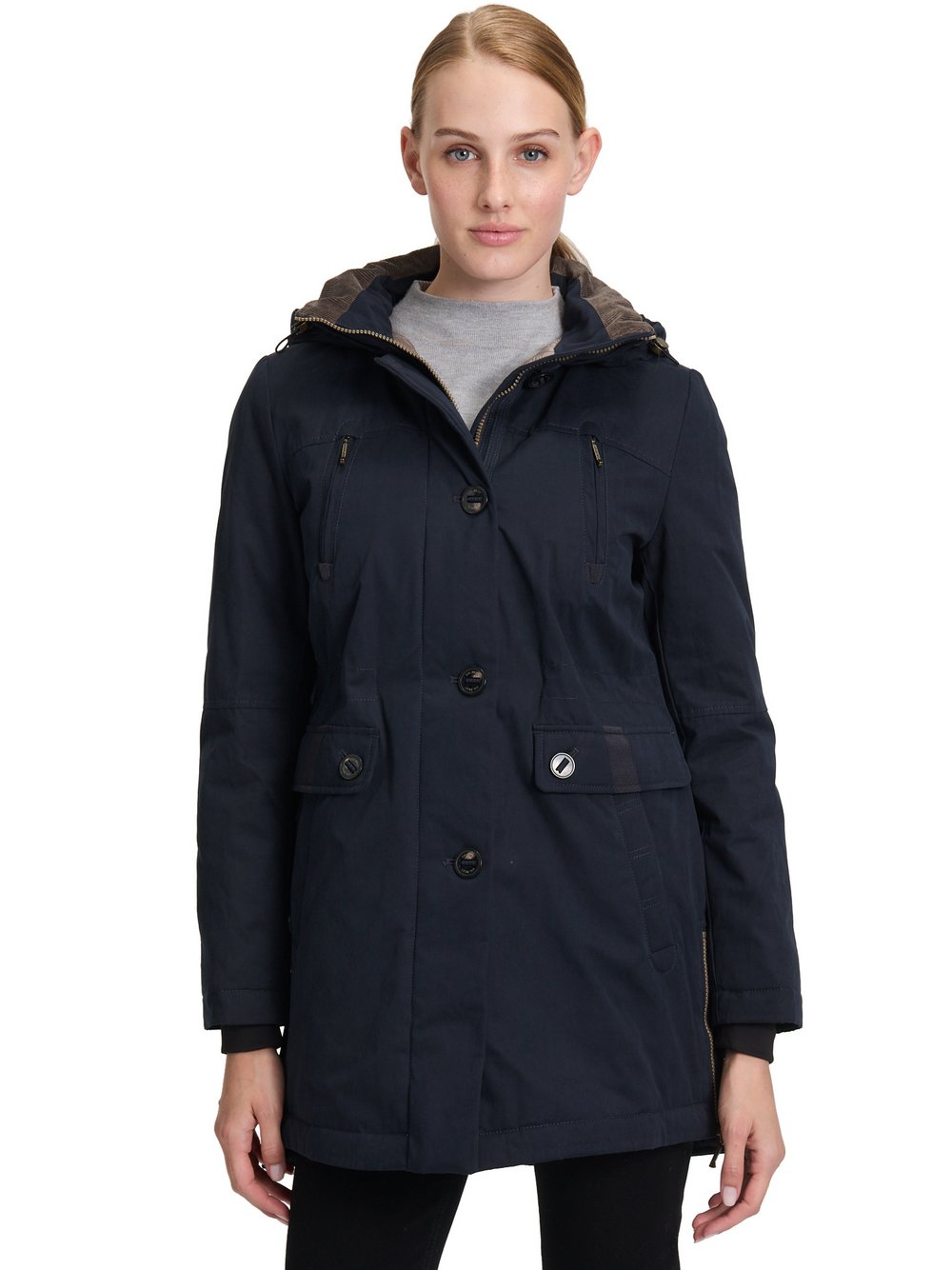 Gil Bret Winterjacke Damen Baumwolle blau, 38