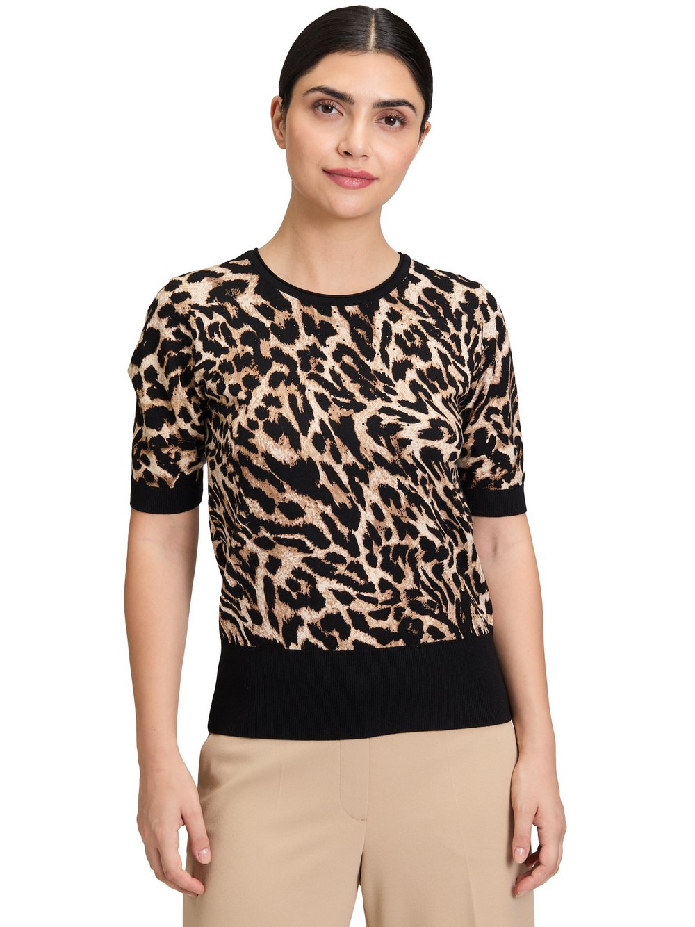 Betty Barclay Strickshirt Damen mehrfarbig gemustert, 38