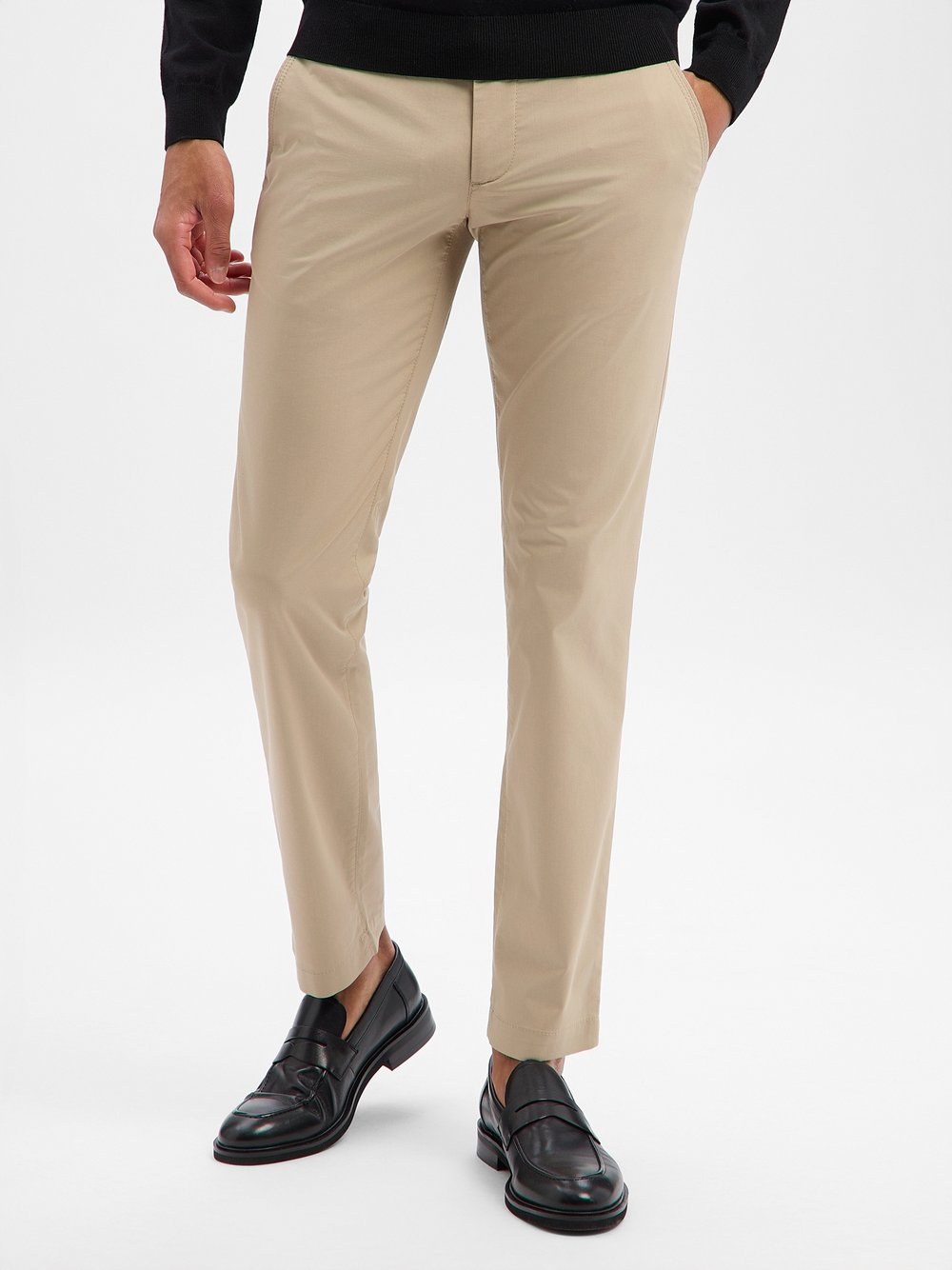 Thumbnail - Alberto Stoffhose Herren Baumwolle beige, 36-34