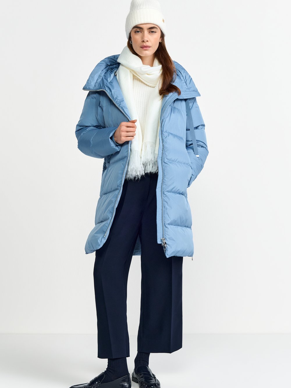 Rich & Royal Daunenmantel Damen blau, 42