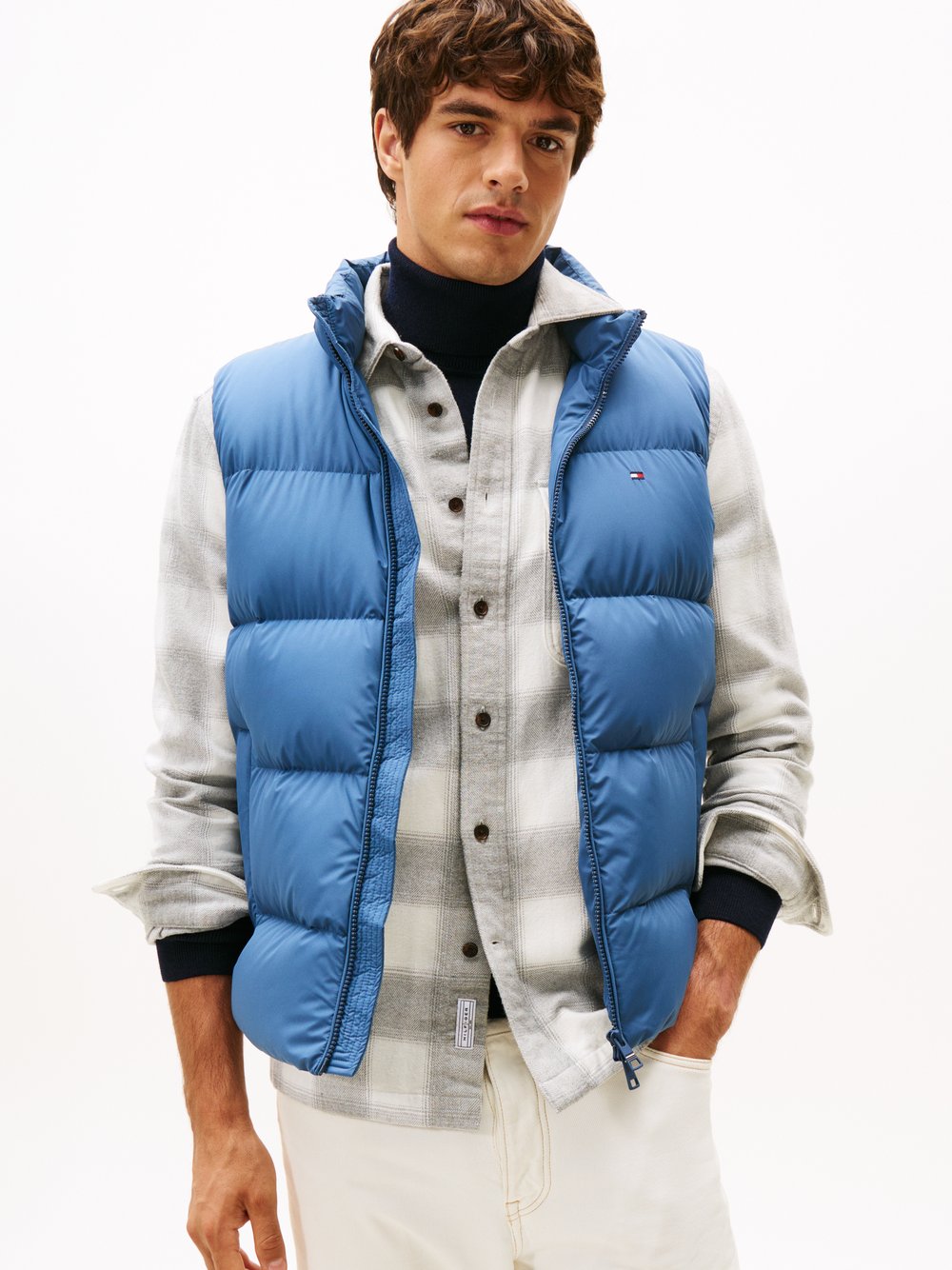 Tommy Hilfiger Daunenweste Herren blau, L