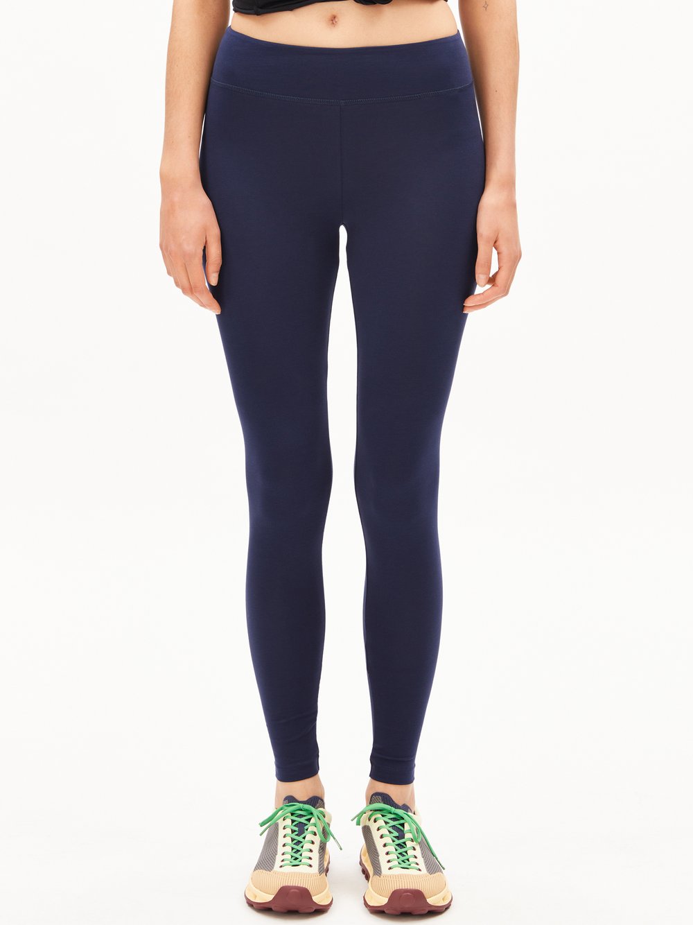 Thumbnail - ARMEDANGELS Leggings Damen Baumwolle blau, M