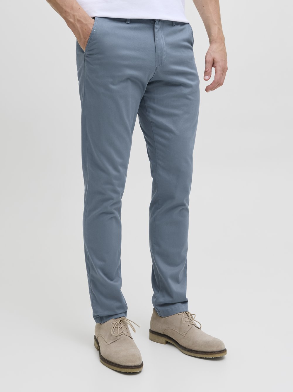 Thumbnail - Jack & Jones Chino Herren Baumwolle blau, 33-32