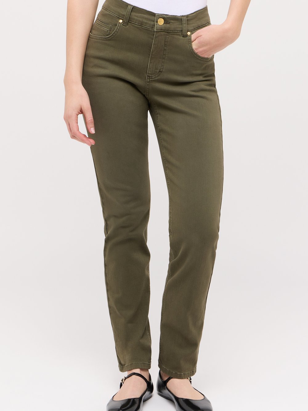 Angels Jeans Damen Baumwolle grün, 42-28