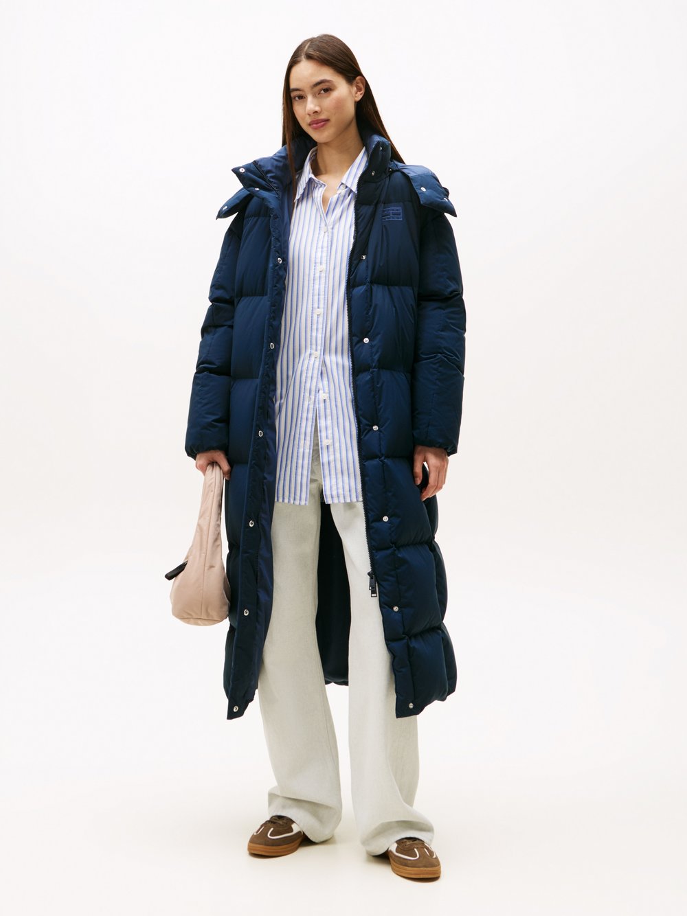 Tommy Jeans Daunenmantel Damen blau, S