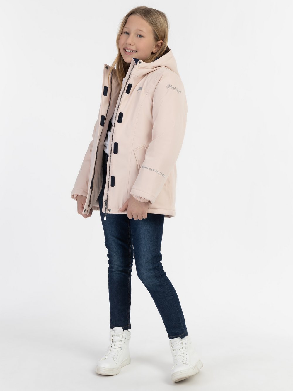 Schmuddelwedda Mädels Winterjacke Mädchen rosa, 122