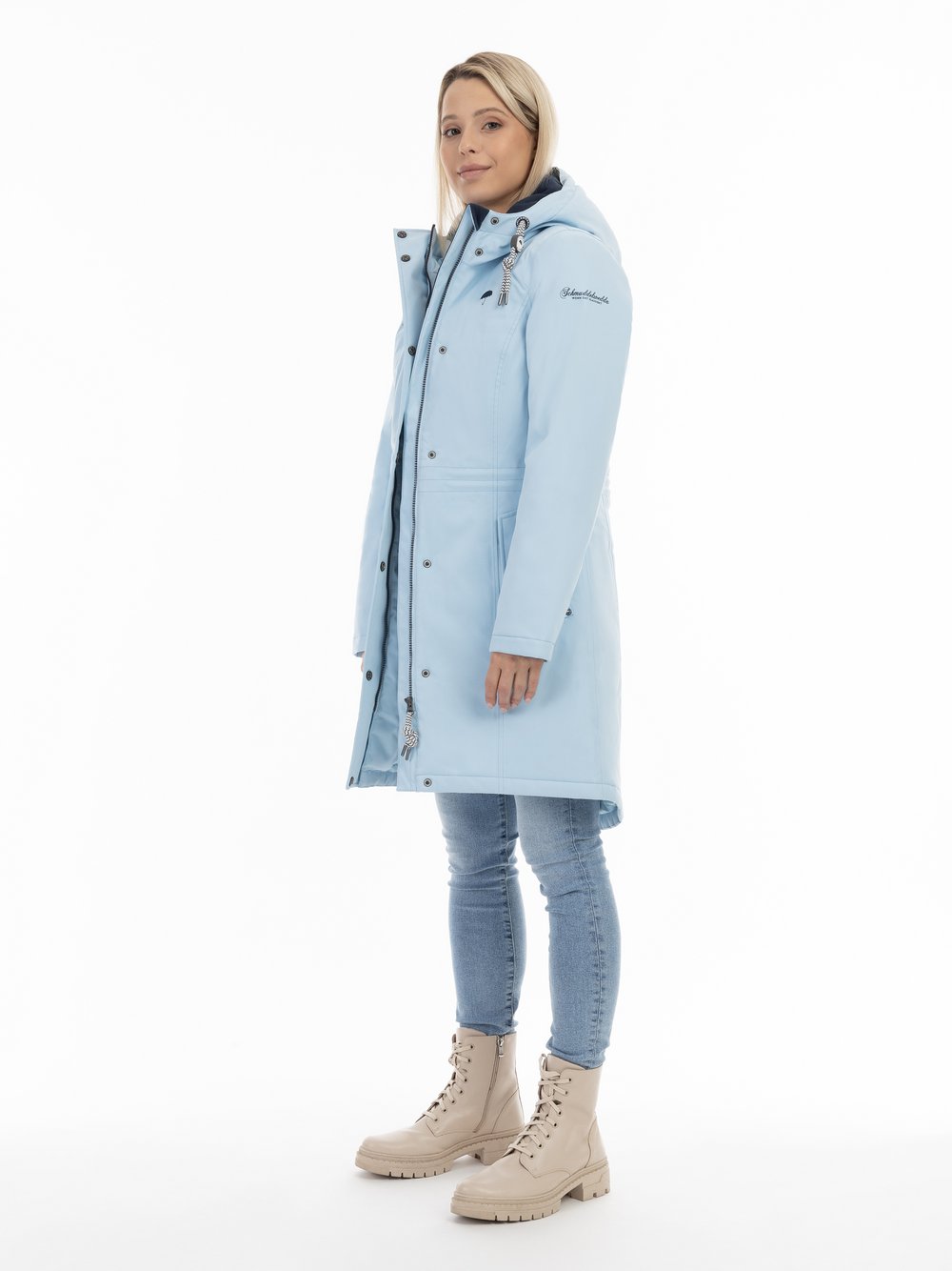 Schmuddelwedda Winterparka Damen blau, S