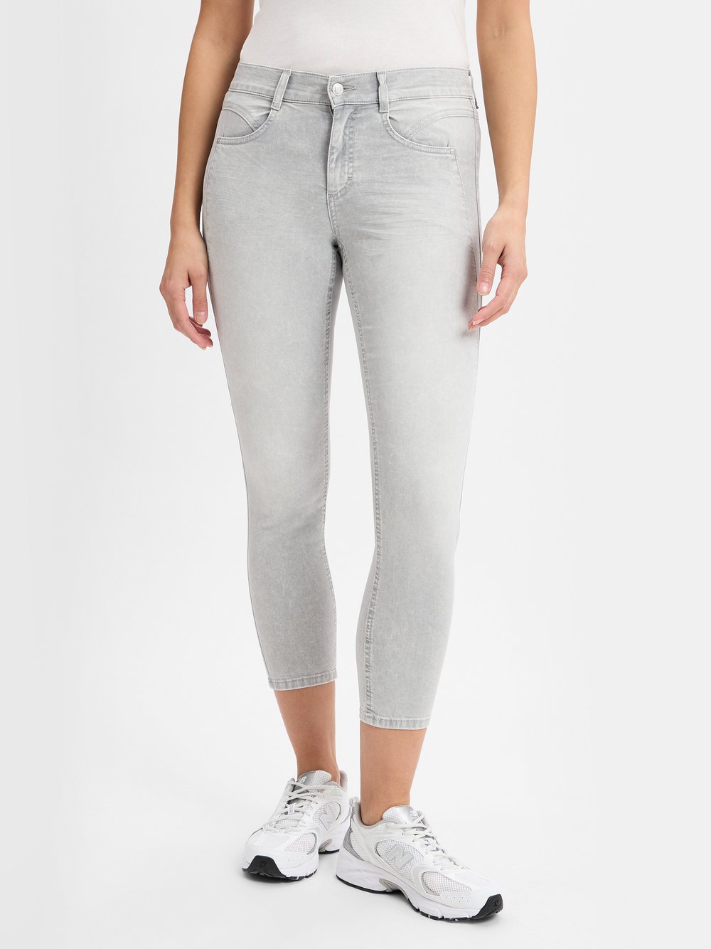 Thumbnail - Angels Jeans Damen Baumwolle grau, 42