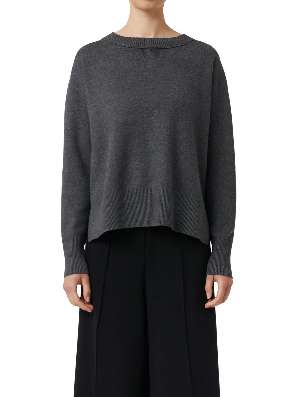 comma casual identity Strickpullover Damen grau, 40