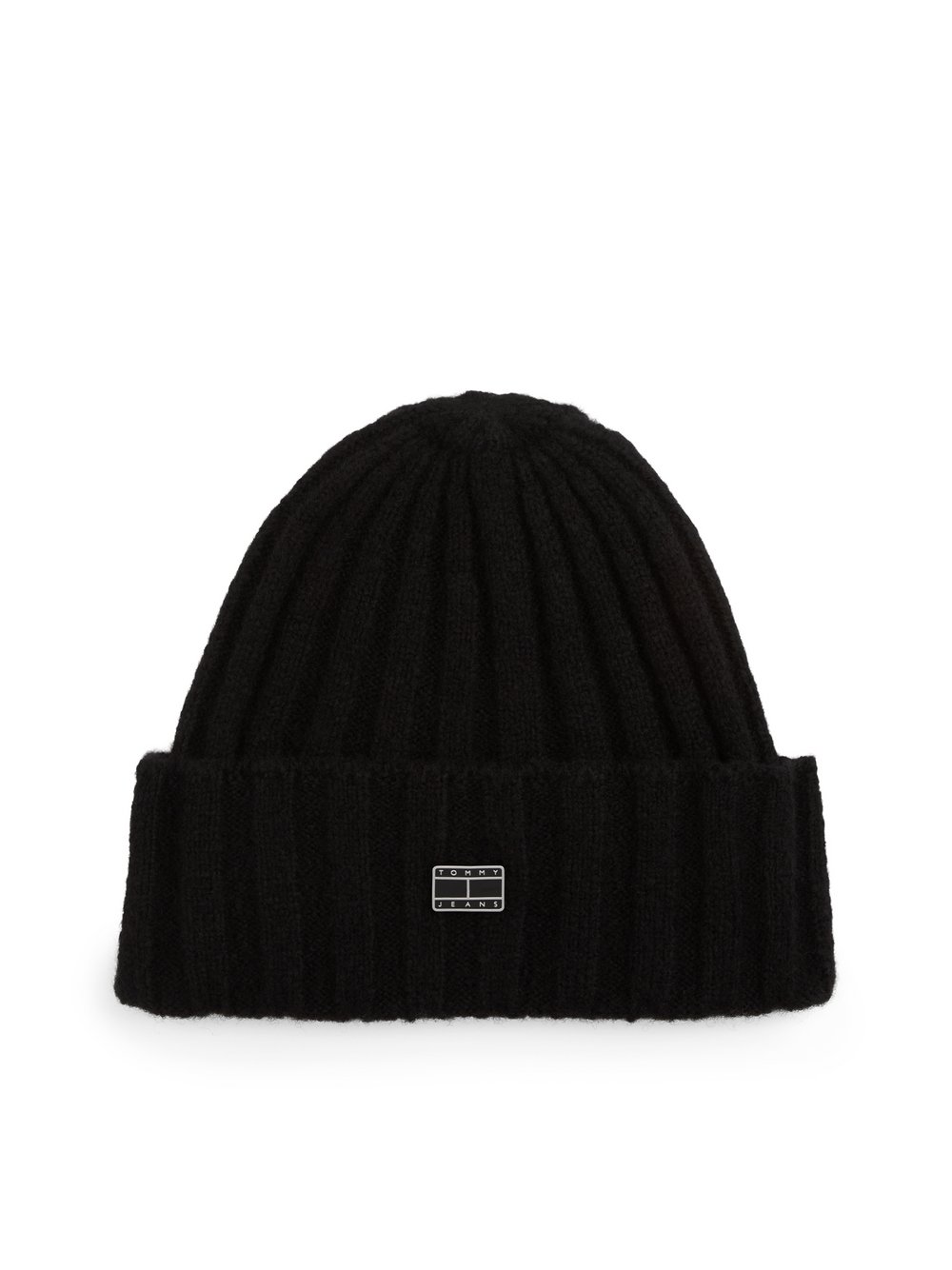 Tommy Jeans Wollmütze Damen Wolle schwarz, ONE SIZE