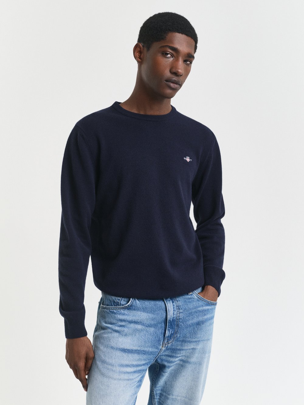 Thumbnail - Gant Pullover aus Wolle Herren blau, XXL