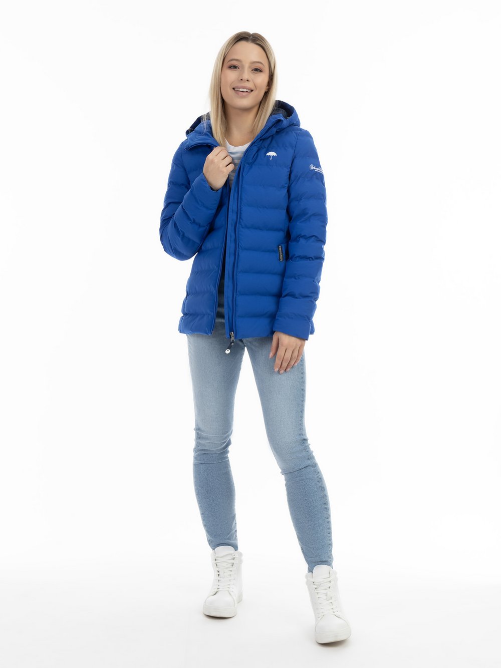 Schmuddelwedda Übergangsjacke / Winterjacke Damen blau, L