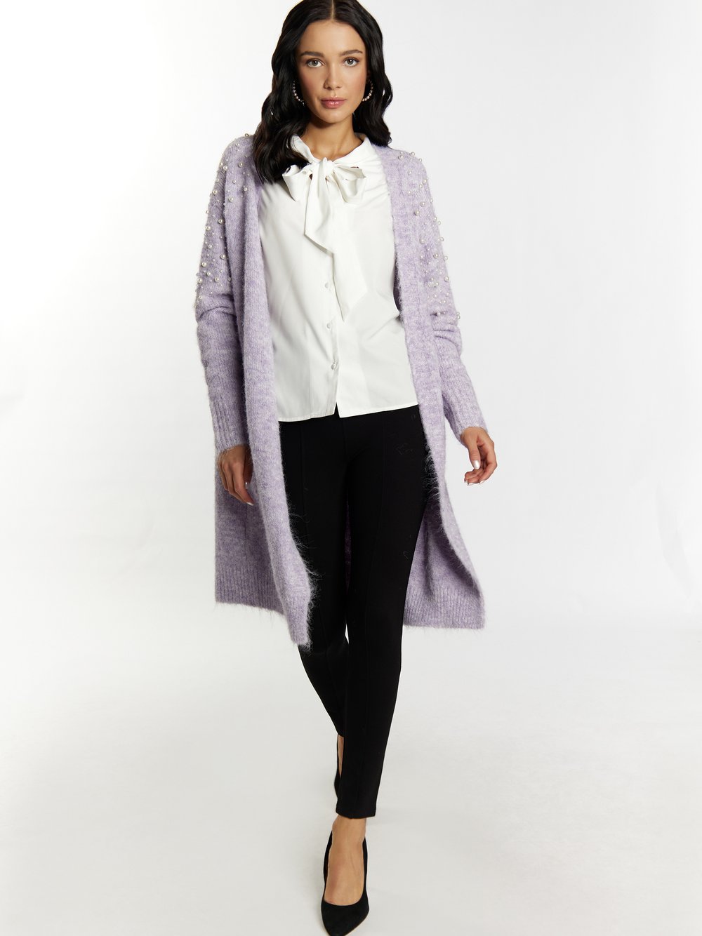 Faina Cardigan Damen lila, XS/S