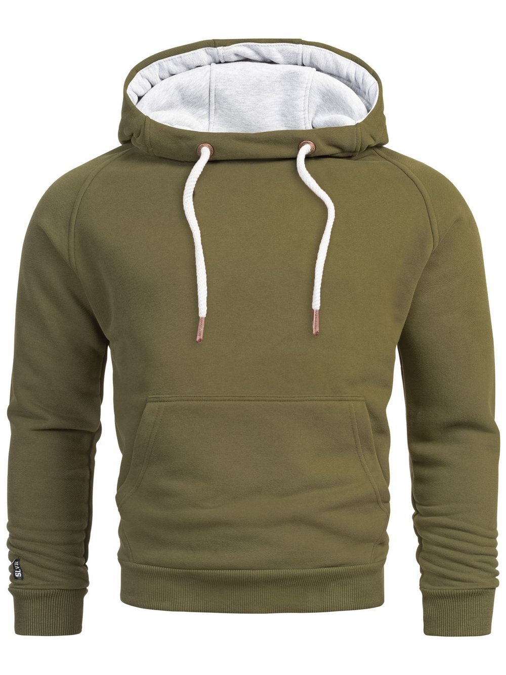 Alessandro Salvarini Kapuzenpullover  Herren Baumwolle grün, L