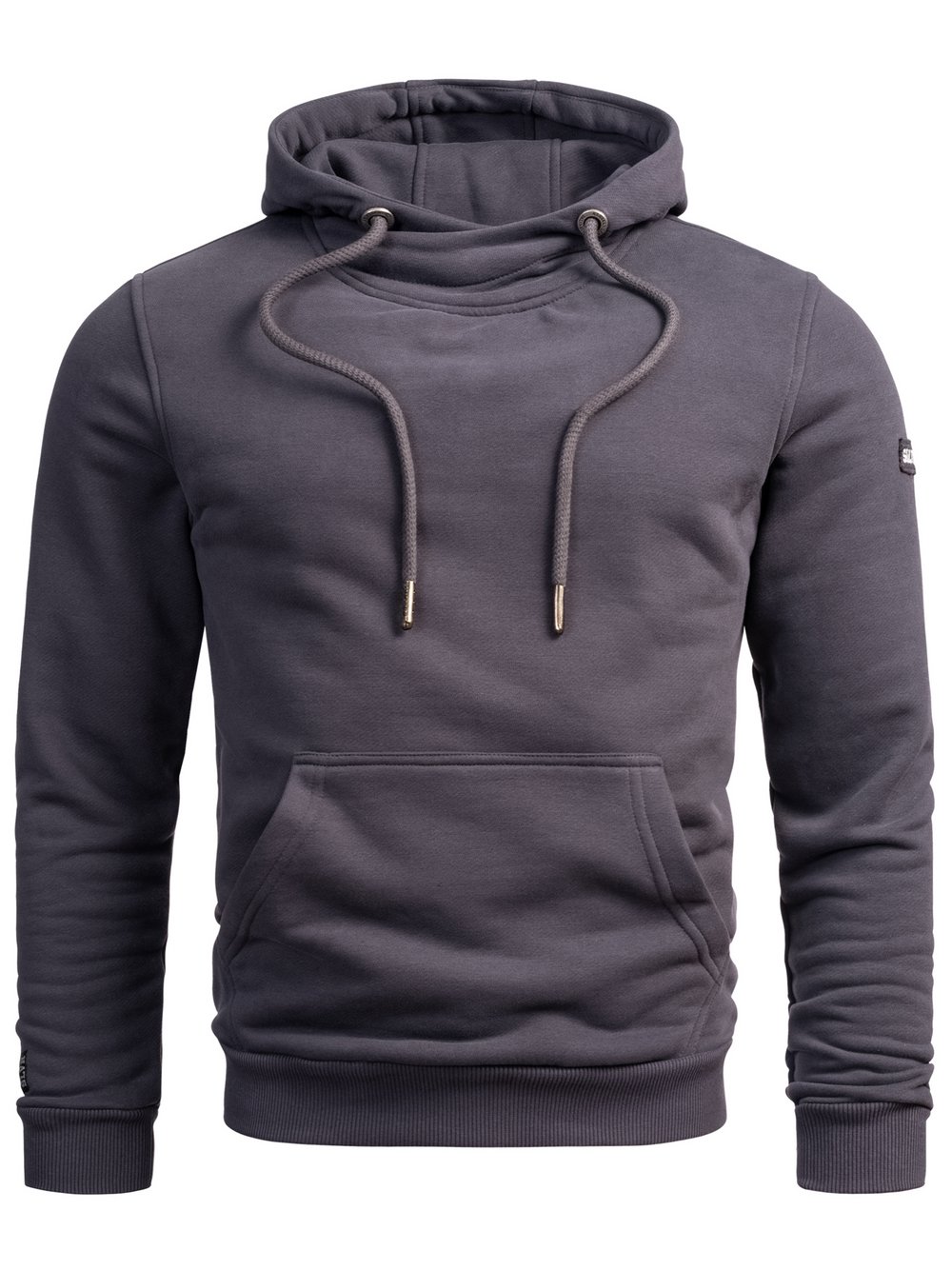 Alessandro Salvarini Hoodie  Herren Baumwolle grau, L