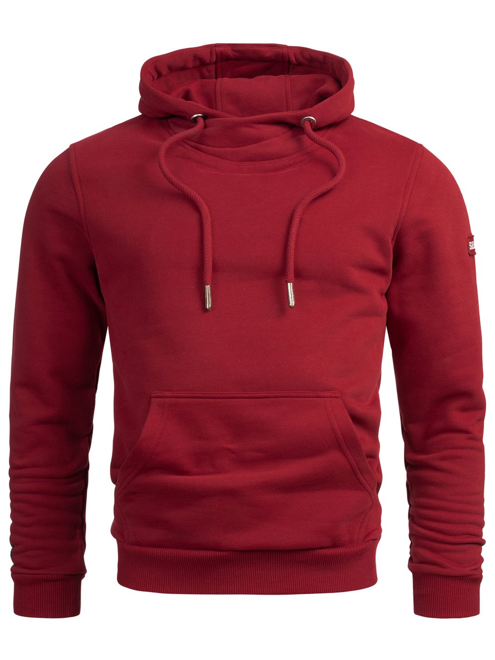 Alessandro Salvarini Hoodie  Herren Baumwolle rot, S