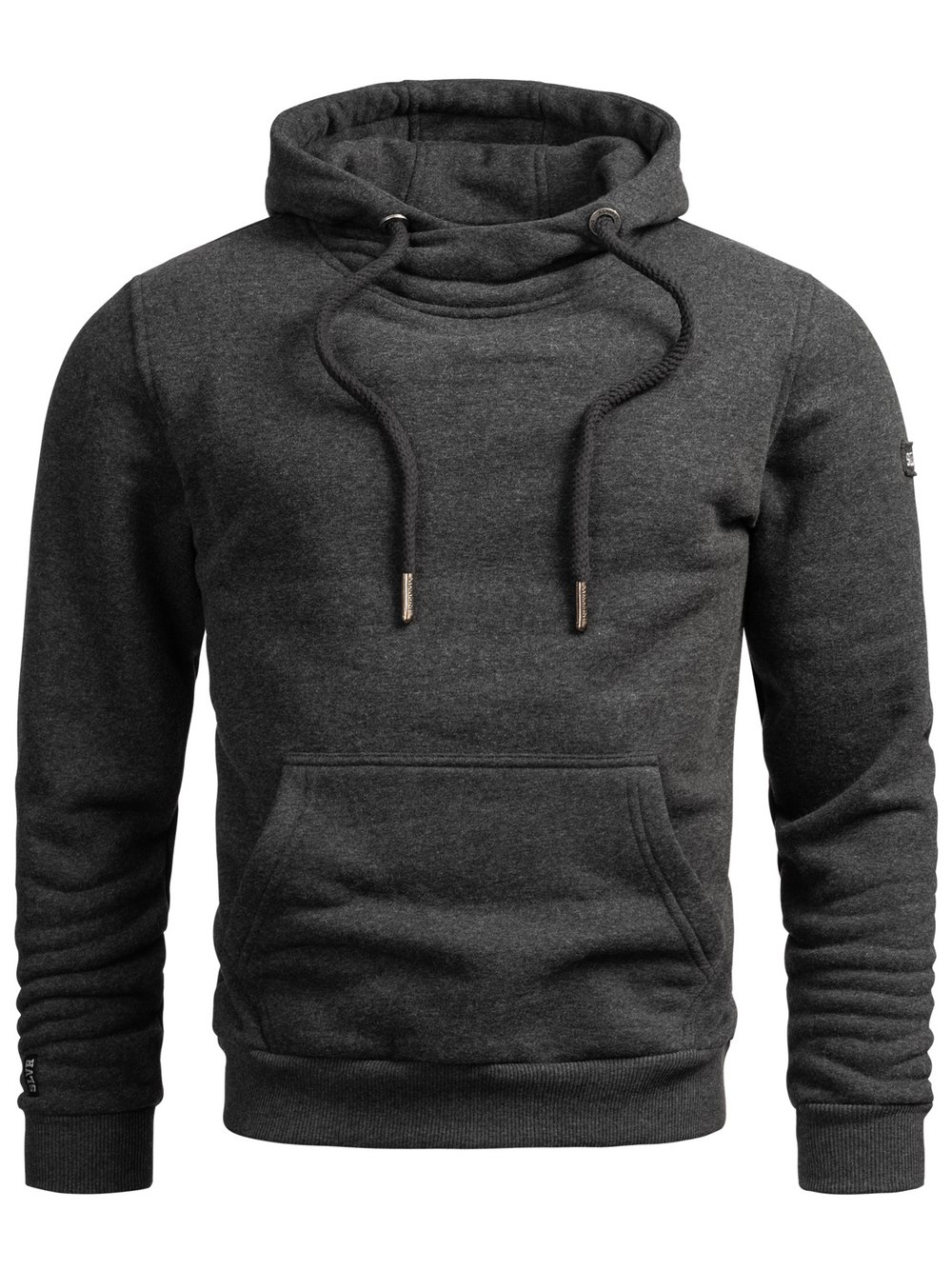 Alessandro Salvarini Hoodie  Herren Baumwolle grau, S