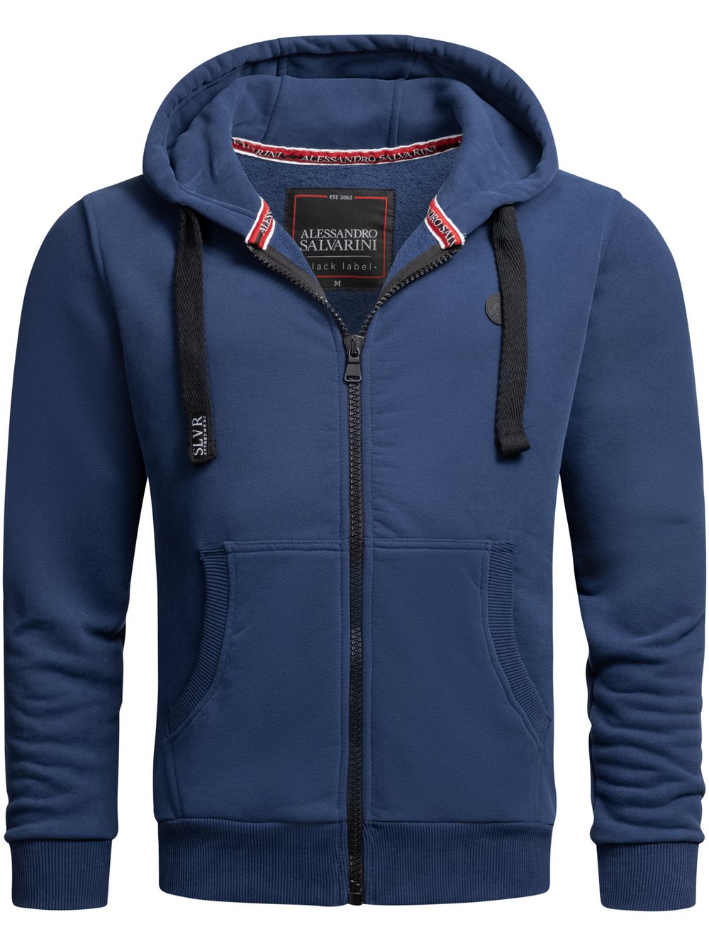 Alessandro Salvarini Sweatjacke  Herren Baumwolle blau, L