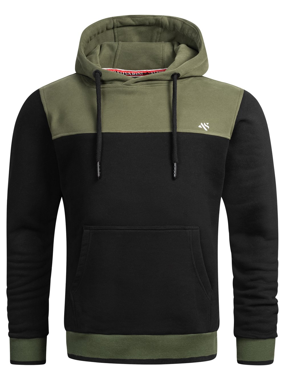 Alessandro Salvarini Hoodie  Herren Baumwolle mehrfarbig, L