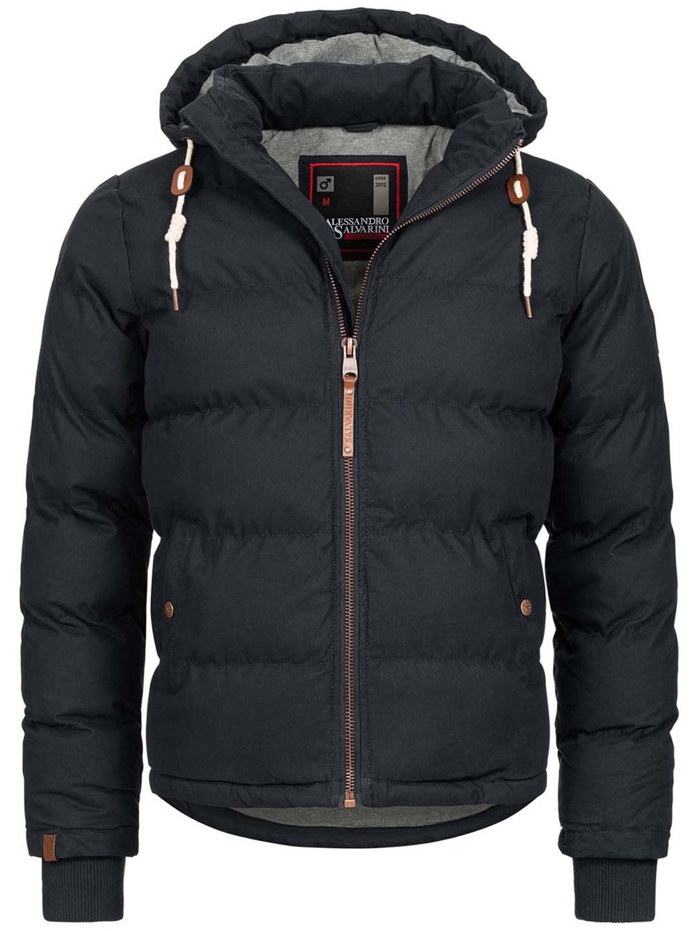 Alessandro Salvarini Winterjacke  Herren Baumwolle blau, M