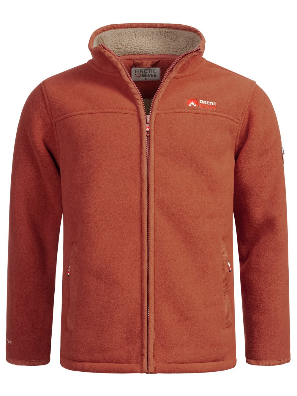 Arctic Seven Fleecejacke  Herren orange, XL