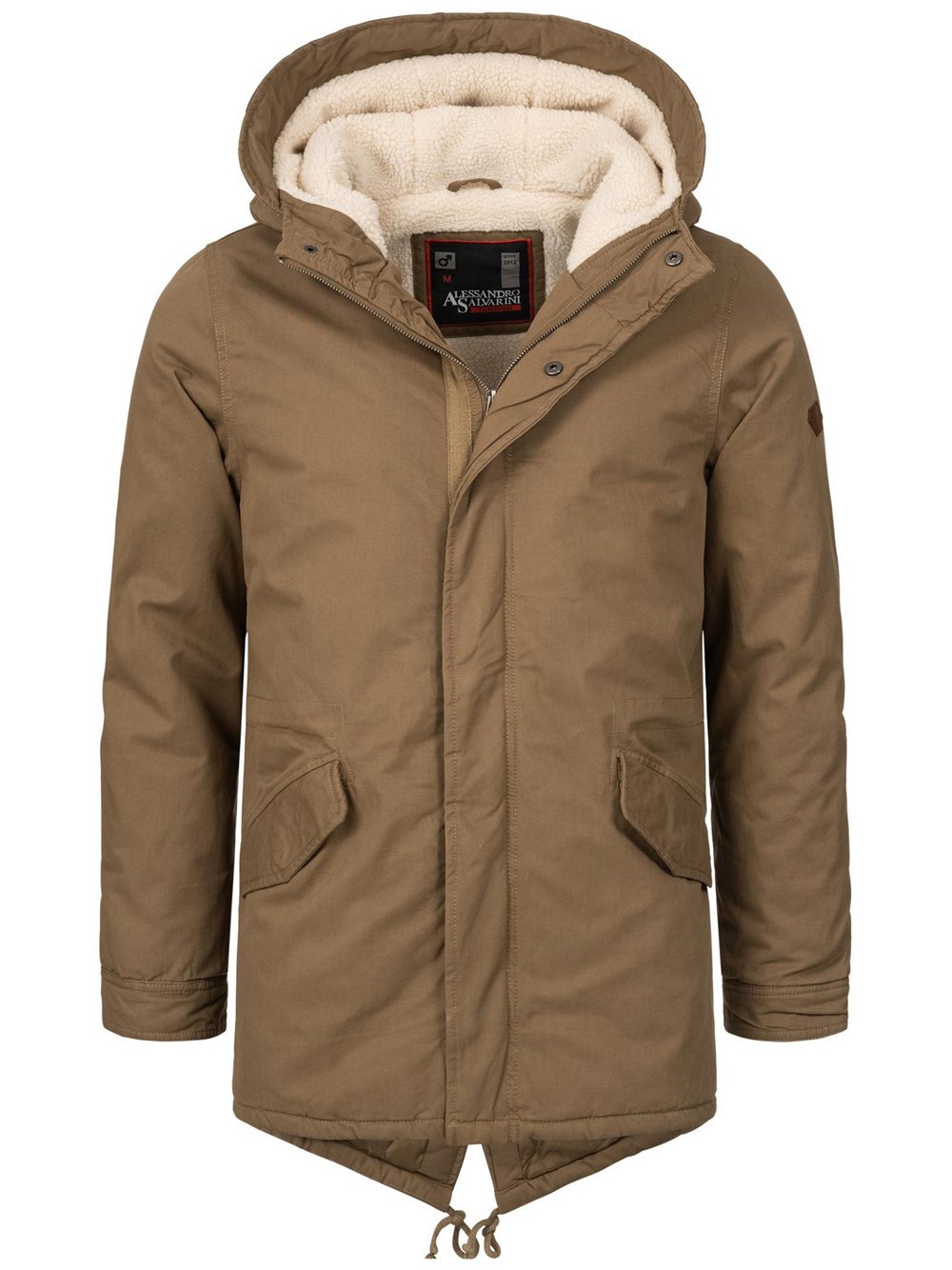 Alessandro Salvarini Winterjacke  Herren Baumwolle beige, S