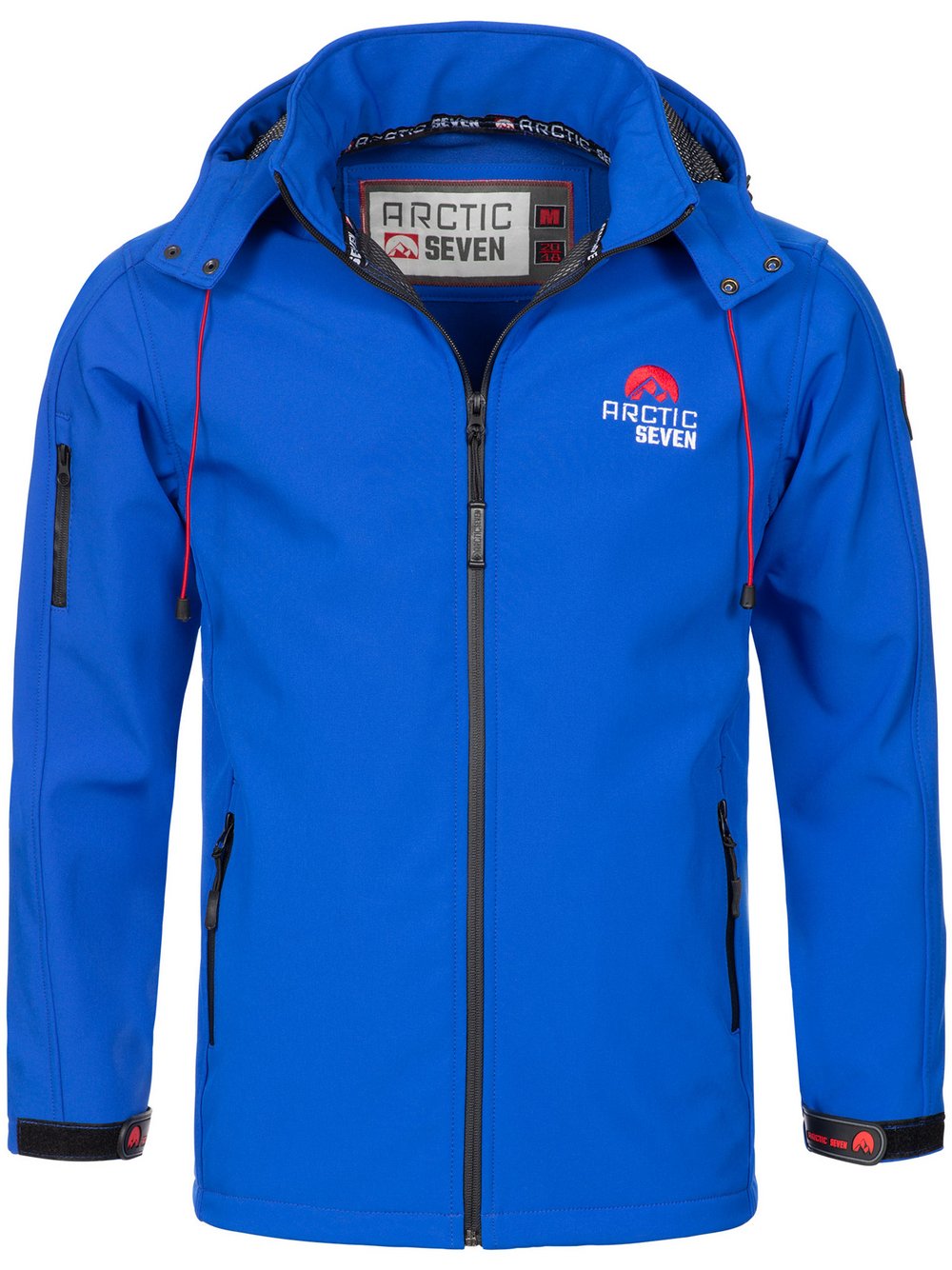 Arctic Seven Softshelljacke ASAdventuraa Herren Baumwolle blau, S