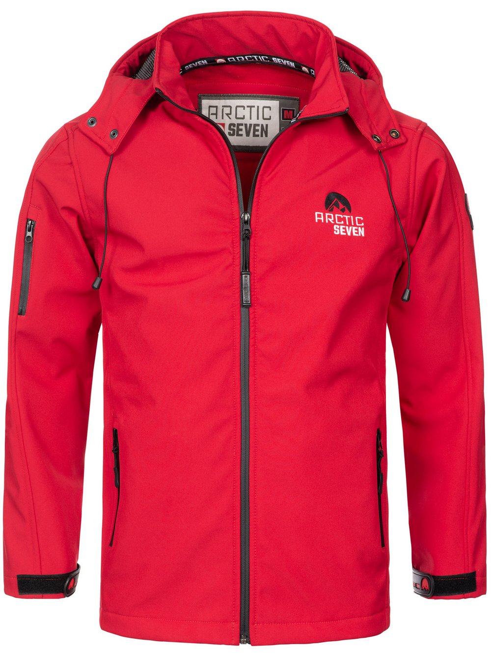 Arctic Seven Softshelljacke ASAdventuraa Herren Baumwolle rot, 5XL