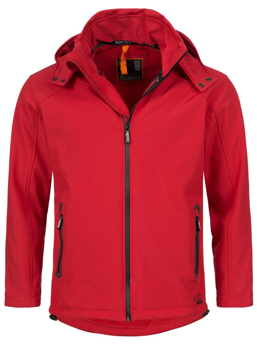 Alessandro Salvarini Softshelljacke  Herren Baumwolle rot, L