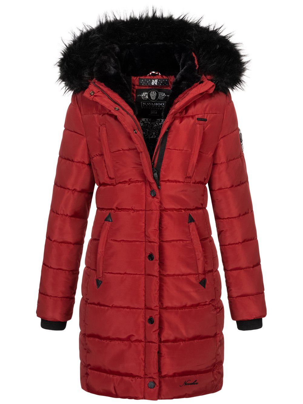 Navahoo Winterjacke  Damen Baumwolle rot, 38