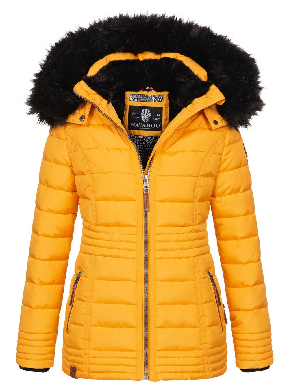 Navahoo Winterjacke  Damen gelb, 34