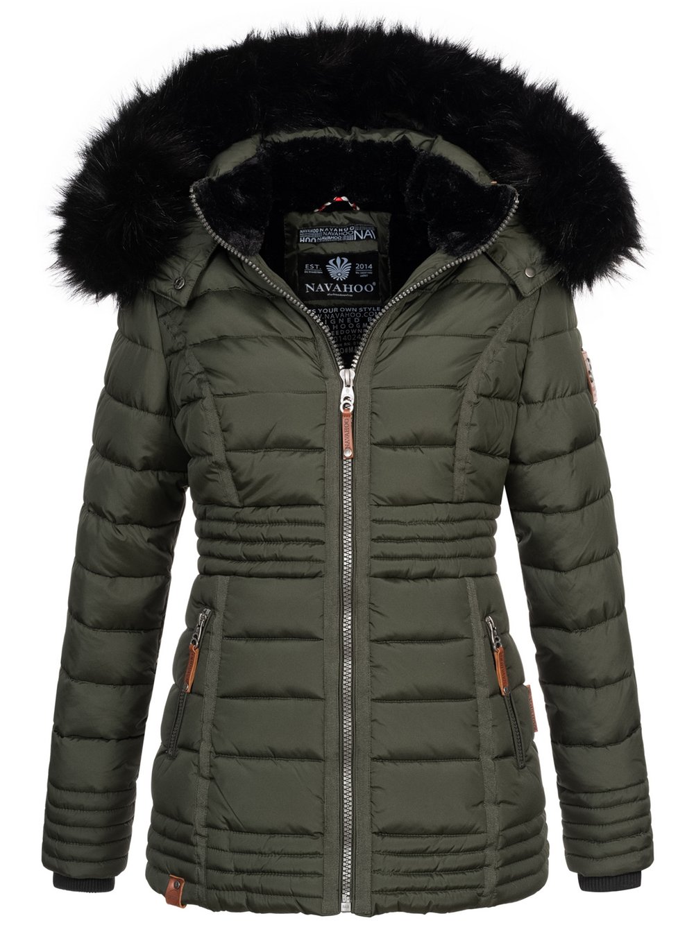 Navahoo Winterjacke  Damen grün, 38