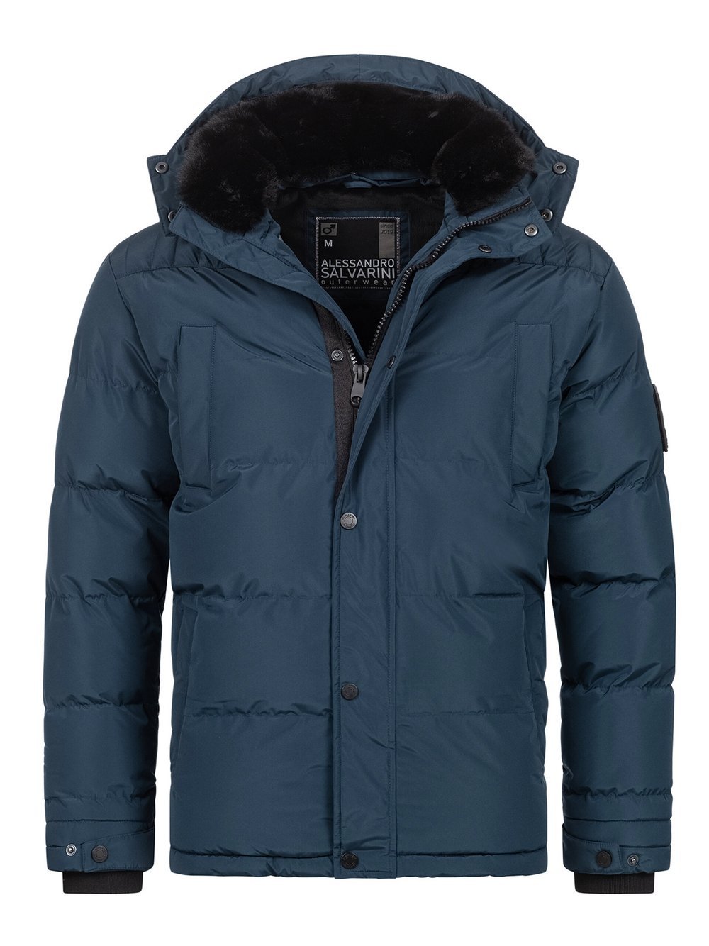 Alessandro Salvarini Winterjacke  Herren blau, XXL