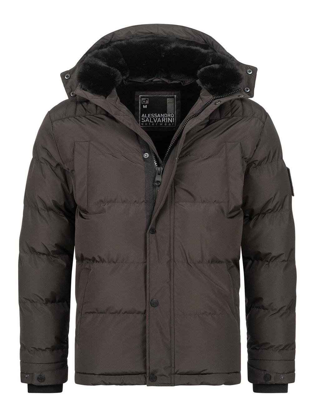 Alessandro Salvarini Winterjacke  Herren grau, L