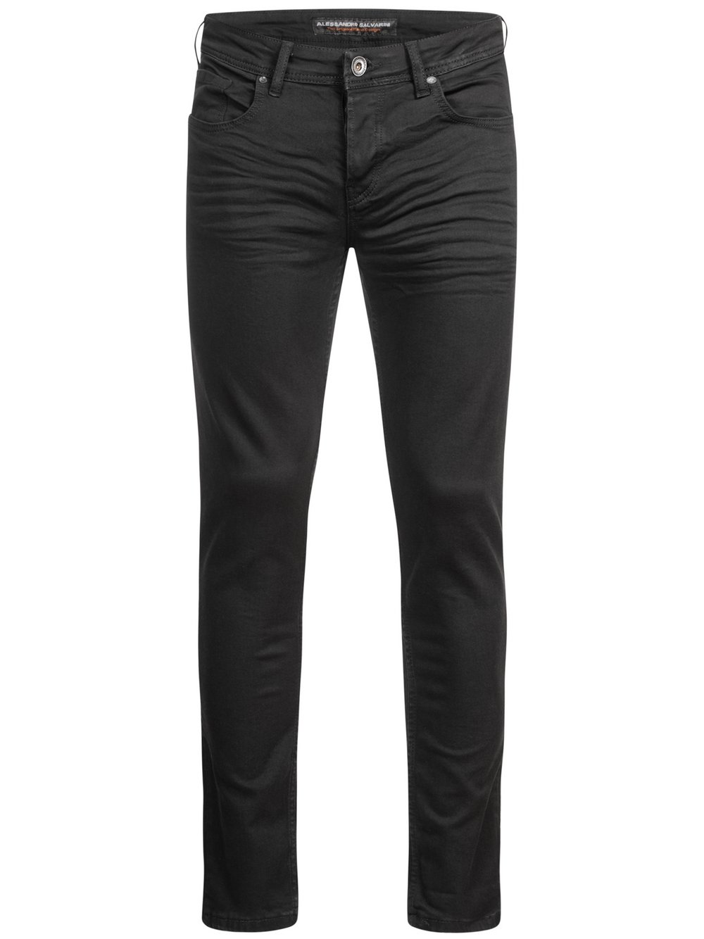 Alessandro Salvarini Jeans  Herren Baumwolle schwarz, 38-36