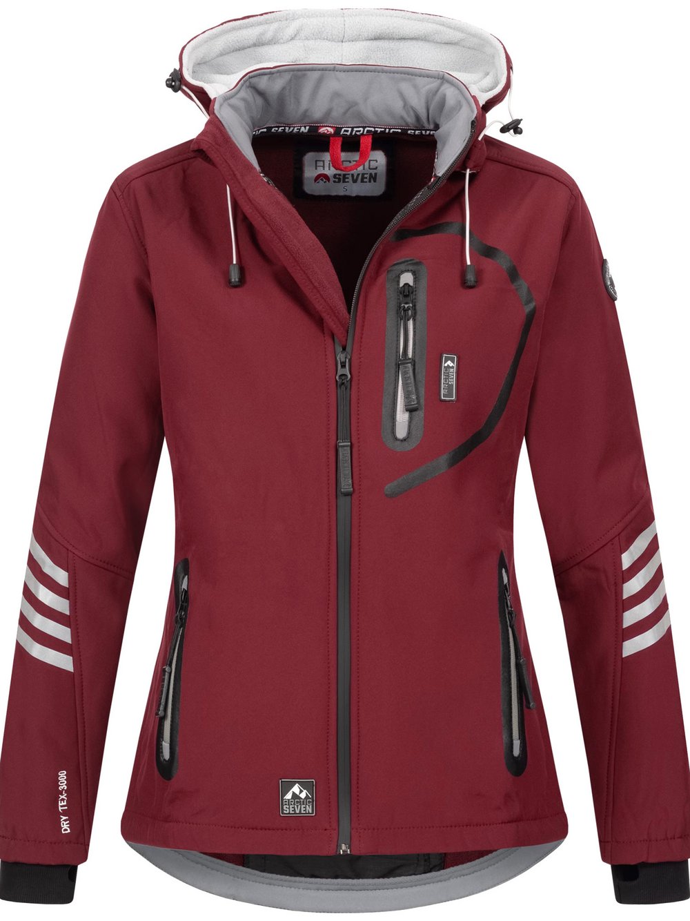 Arctic Seven Softshelljacke ASNicolia Damen Baumwolle mehrfarbig, 50