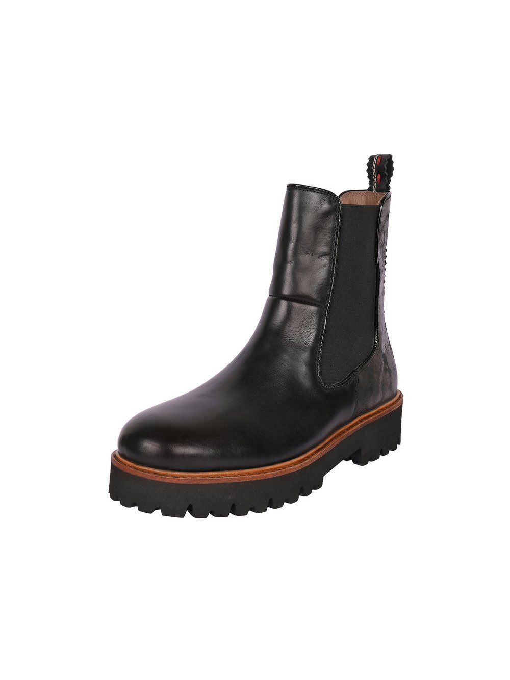 Crickit Chelsea-Boots Damen Leder schwarz, 40